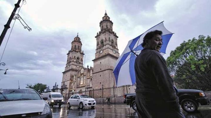 70% de probabilidad de lluvia para Morelia con la llegada de la Tormenta Tropical