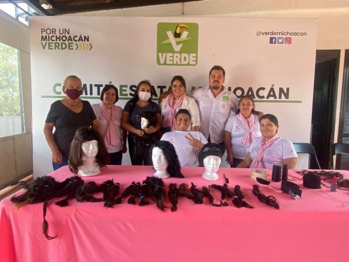 Con “Trenzando Sonrisas”, Partido Verde logra apoyos para pacientes oncológicas