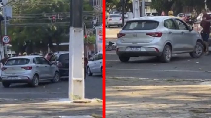 ¡Karma! Hombre amenaza con machete a conductor y termina atropellado