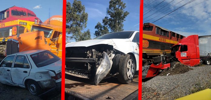 Cinco automotores han sido arrastrados por el ferrocarril en Morelia en este año