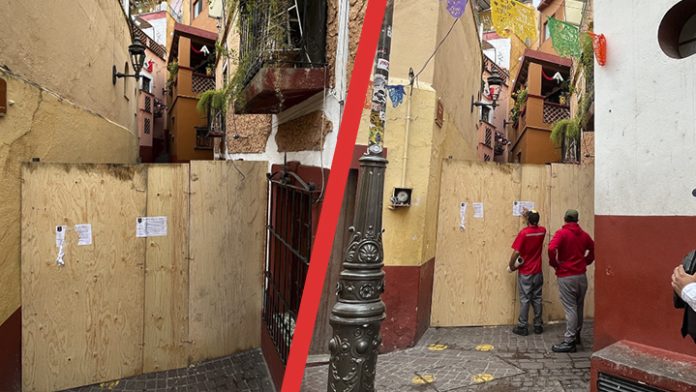 Clausuran el Callejón del Beso en Guanajuato