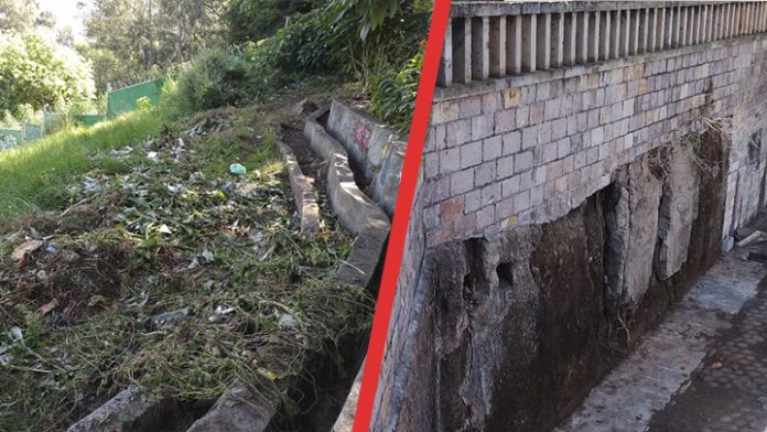 Drogas, asaltos y hasta eses fecales en las escaleras de Santa María