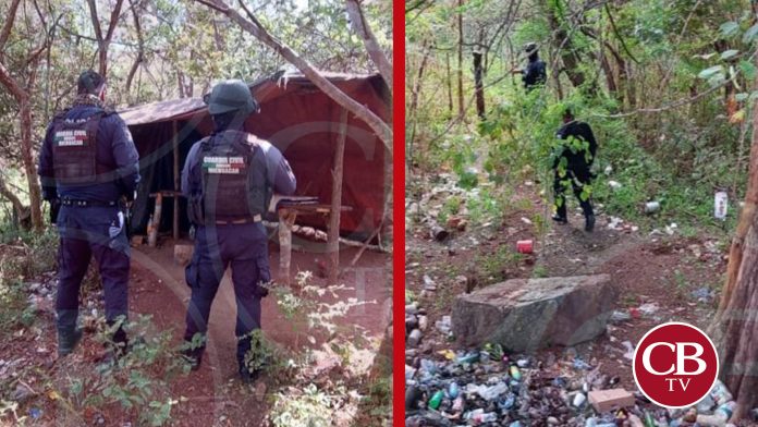 Ubican y destruyen narcocampamento en Huetamo