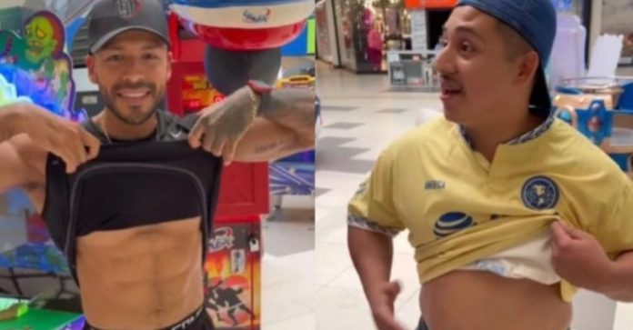 VIDEO: Albañil humilla a joven fitness en pruebas de fuerza