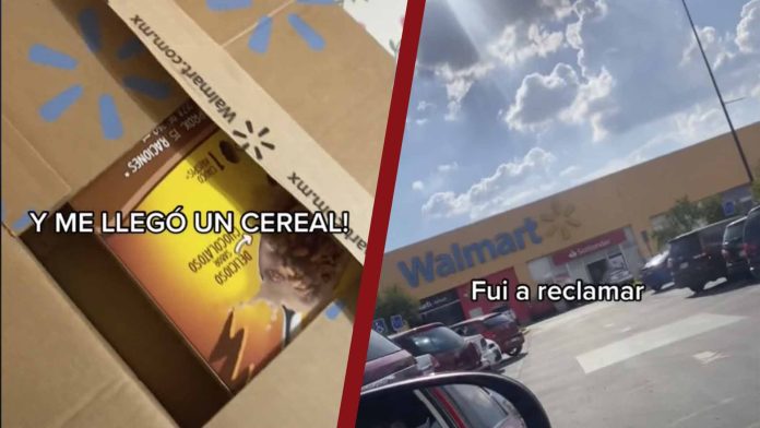 Compró una laptop en Walmart y recibe una caja de cereal