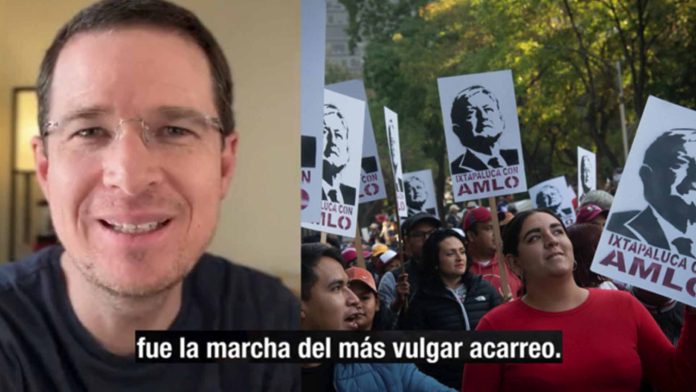 Anaya aseguró que marcha de AMLO fue la del más ‘vulgar acarreo’