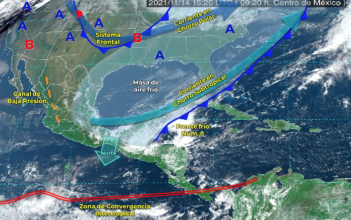 Nuevo frente frío 9 provocará temperaturas de -10 grados
