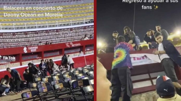Danny Ocean se regresa y ayuda a sus fans tras la balacera en su concierto en Morelia