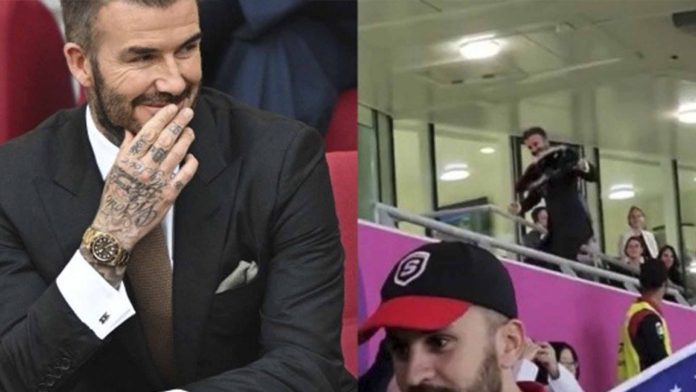 David Beckham feliz ante regalo que le dio la afición mexicana