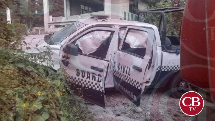 Fuera de peligro los policías accidentados en Zitácuaro