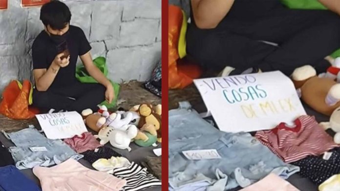 VIDEO: Joven se vuelve viral por vender las pertenencias de su exnovia en un bazar