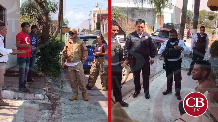 Manipulaba un químico y se quema la cara a lado del Estadio Morelos