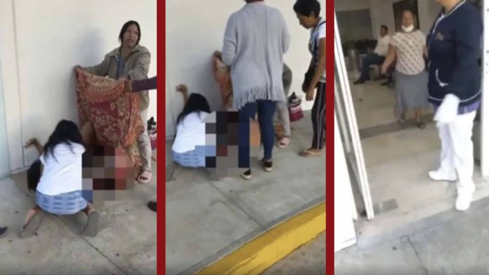 Niña de 14 años da a luz afuera de hospital, se le negó atención médica; su bebé murió
