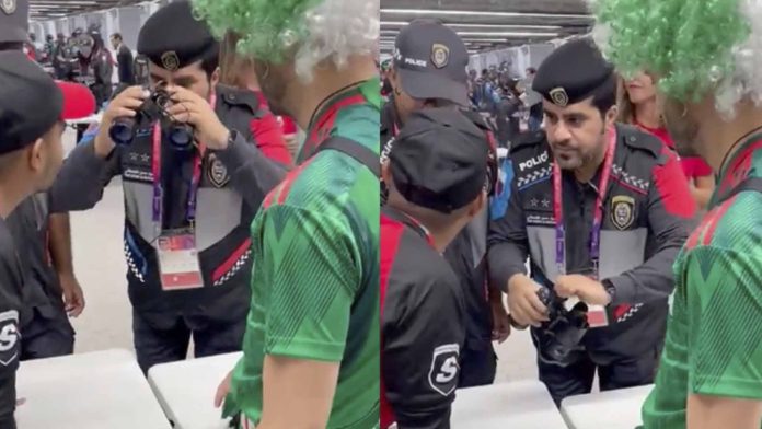 Sorprenden a mexicano que intentó meter alcohol en binoculares a estadio en Qatar
