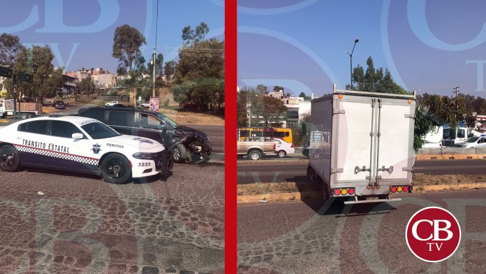 Un adulto mayor lesionado deja choque de camionetas en Morelia