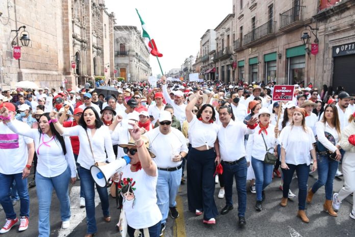 PRI Michoacán en defensa de la democracia
