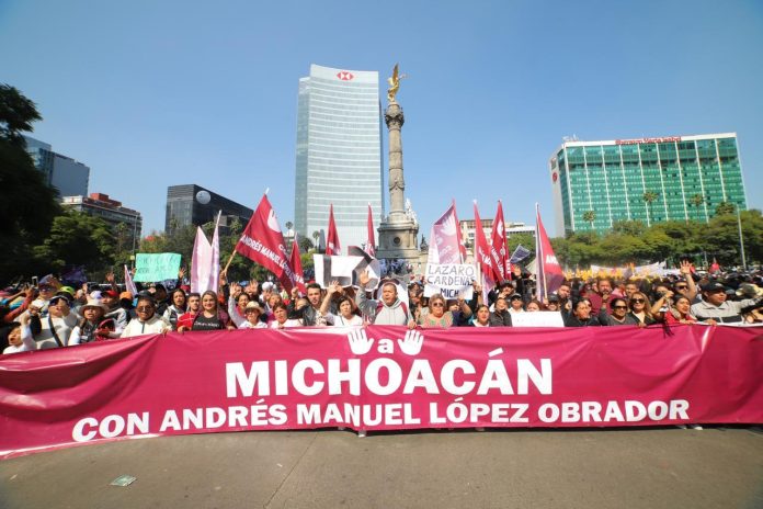En la marcha se demostró que el pueblo le tiene cariño y respaldo a AMLO