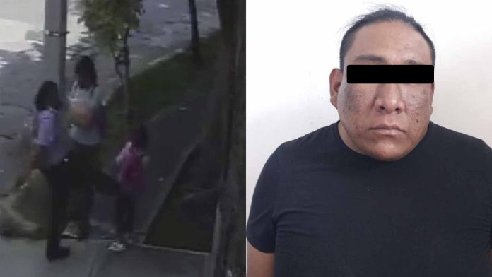 Ya fue detenido el hombre que pateó brutalmente a una niña