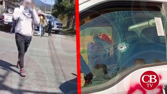Bloqueo de normalistas termina en balacera en Michoacán