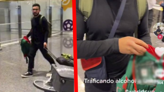 Rompiendo las reglas: Mexicano llegado a Qatar introduce de contrabando bebida alcohólica