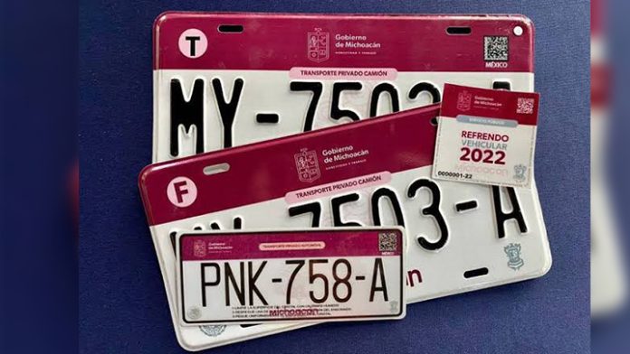 Último plazo para trámites de placas sin recargos
