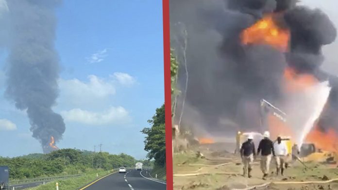 Once lesionados tras explosión por gas etano en Veracruz