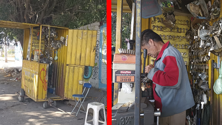 Martín López sigue trabajando como cerrajero aunque gane 20 pesos al día Martín López sigue trabajando como cerrajero aunque gane 20 pesos al día