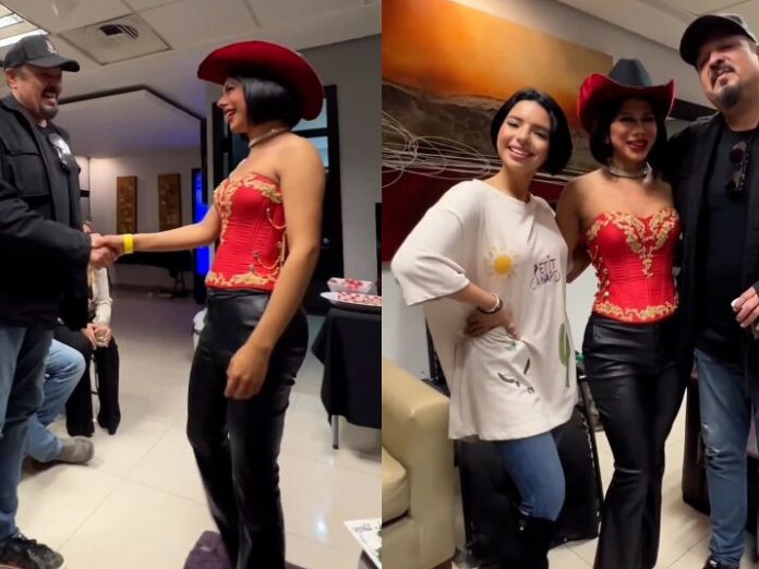 VIDEO: Pepe Aguilar le dice a su hija Ángela que su doble drag es más guapa que ella