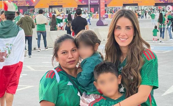 Critican a la esposa de Andrés Guardado por llevar a la niñera de sus hijos a Qatar
