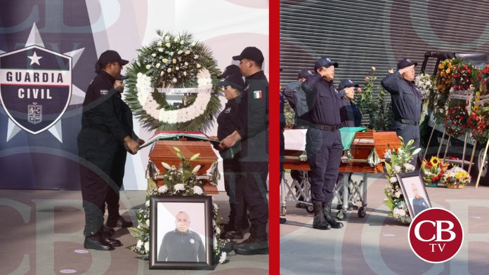 Rinden ceremonia luctuosa a elemento de Zitácuaro asesinado por su compañero