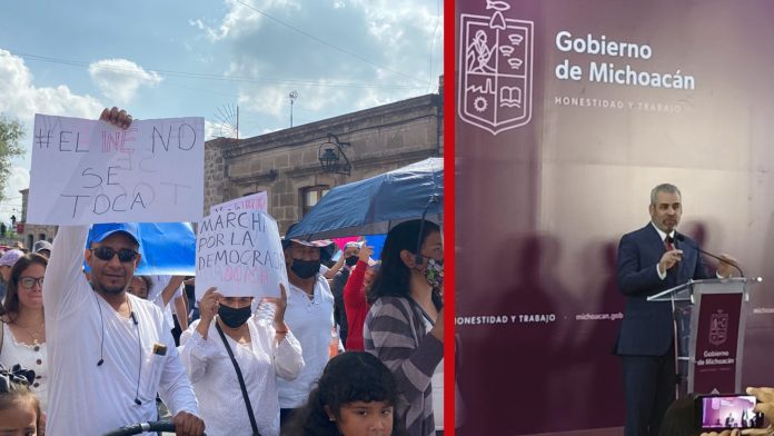 La reforma no va a desaparecer el INE: Bedolla
