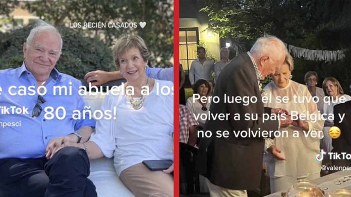 Abuelita se reencuentra con el novio de su juventud y se casan