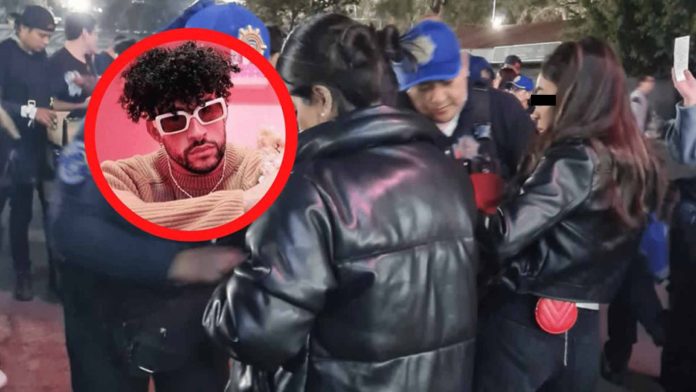 Detienen a 14 presuntos revendedores en concierto de Bad Bunny en el Estadio Azteca