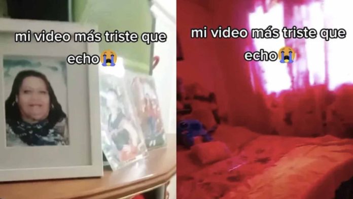 Hombre llora al pasar otra Navidad sin su mamá fallecida