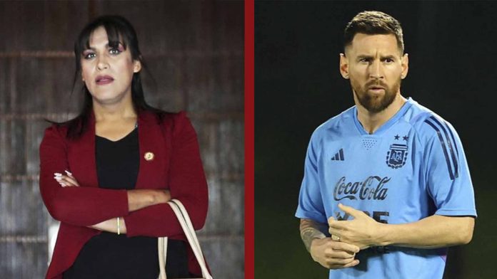María Clemente, diputada trans de Morena propone declarar a Messi como “persona non grata” en México