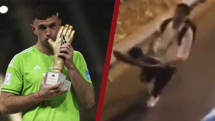 Portero de Argentina rechazó con insultos el sombrero de un fan mexicano