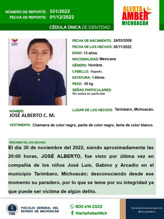 Localizan en Morelia a los cuatro niños ausentes del DIF Tarimbaro