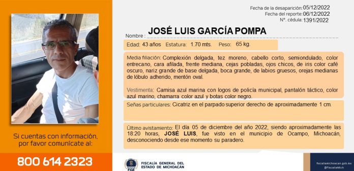 Sicarios “levantan” al director de la policía de Ocampo
