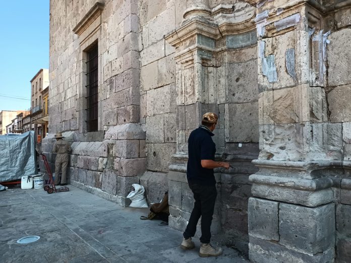 Trabajos de limpieza del templo de San Francisco quedan hasta enero