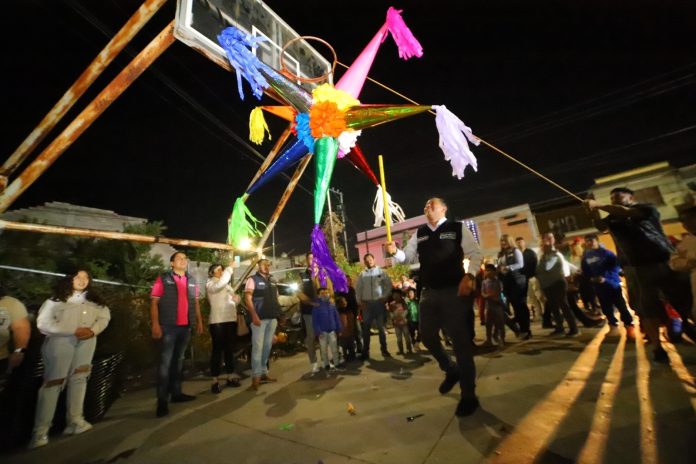 Sonrisas y alegría en las posadas navideñas organizadas en colonias de Morelia