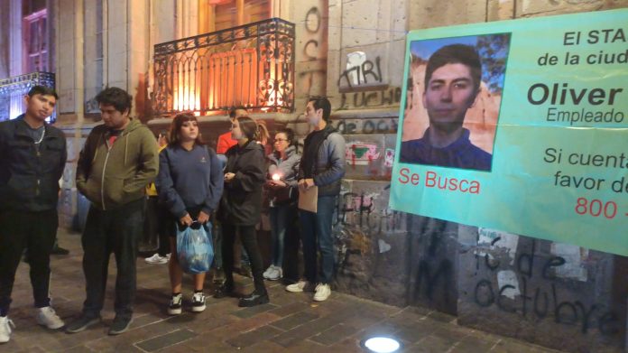 Se está atendiendo la búsqueda de Oliver Valle por parte de la Fiscalía