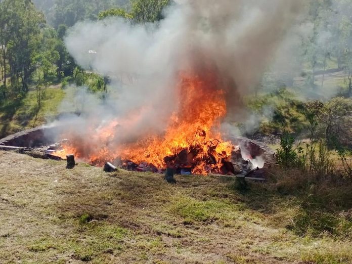 FGR incinera más de 99 toneladas de enervante