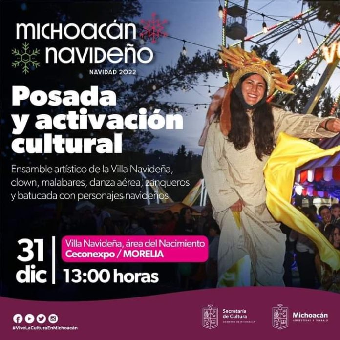 Malabares, danza aérea, zanqueros y batucada en la Villa Navideña este fin de año