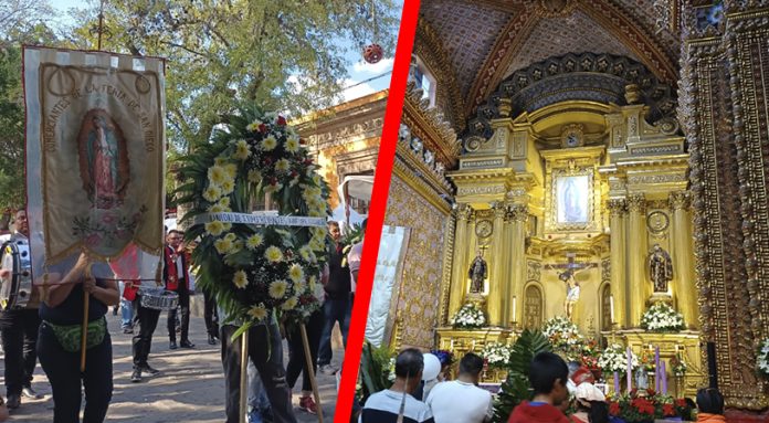 Peregrinos agradecen milagros a la virgen de Guadalupe este 12 de diciembre