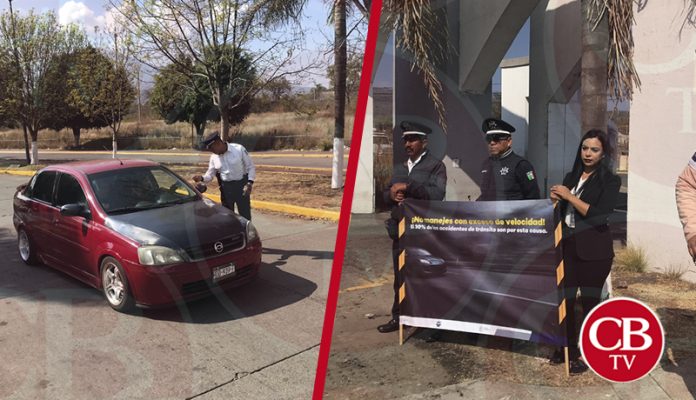 Tránsito estatal continúa con campaña de prevención de accidentes