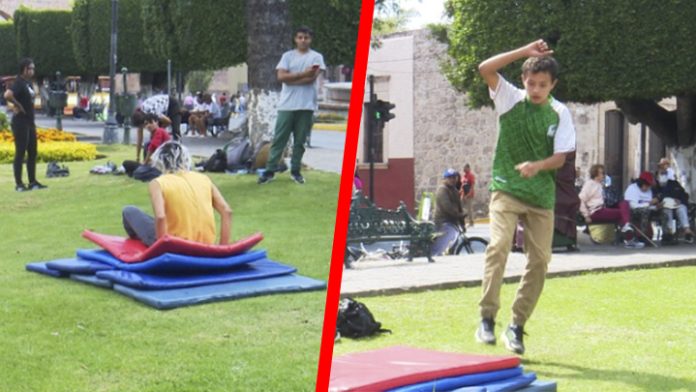 Con el cuerpo al límite; morelianos y el parkur