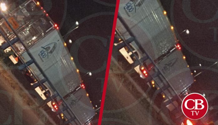 Choca tráiler y taxi en el túnel de salida a Quiroga