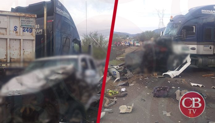 Brutal choque cobra una vida y deja cuatro heridos en la Siglo XXI