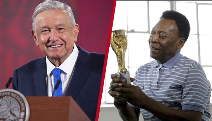 López Obrador lamenta muerte del Pelé
