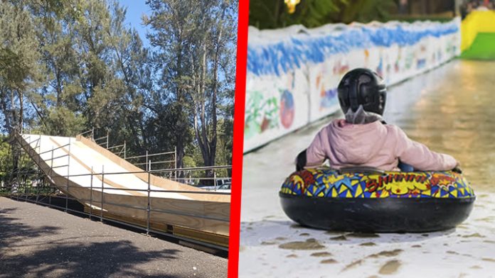 Tobogán de hielo de Morelia será gratuito y podrás subirte las veces que quieras